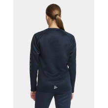 Craft Sport-Langarmshirt Squad 2.0 Crew Neck (rec. Polyester, optimale Bewegungsfreiheit) navyblau Damen