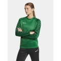 Craft Sport-Langarmshirt Squad 2.0 Crew Neck (rec. Polyester, optimale Bewegungsfreiheit) grün Damen