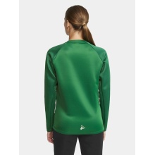 Craft Sport-Langarmshirt Squad 2.0 Crew Neck (rec. Polyester, optimale Bewegungsfreiheit) grün Damen