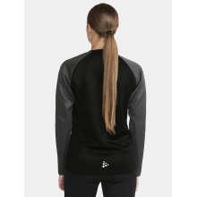 Craft Sport-Langarmshirt Squad 2.0 Crew Neck (rec. Polyester, optimale Bewegungsfreiheit) schwarz Damen