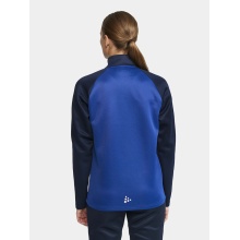 Craft Sport-Langarmshirt Squad 2.0 Halfzip (ergonomisches Design, hohe Elastizität) kobaltblau/navyblau Damen