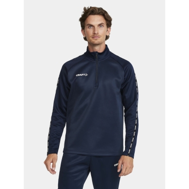 Craft Sport-Langarmshirt Squad 2.0 Halfzip (ergonomisches Design, hohe Elastizität) navyblau Herren