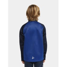 Craft Sport-Langarmshirt Squad 2.0 Halfzip (ergonomisches Design, hohe Elastizität) kobaltblau/navyblau Kinder