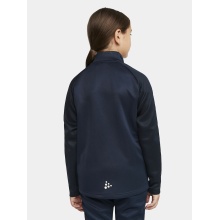 Craft Sport-Langarmshirt Squad 2.0 Halfzip (ergonomisches Design, hohe Elastizität) navyblau Kinder