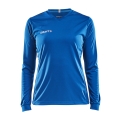 Craft Sport-Langarmshirt (Trikot) Squad Solid - hohe Elastizität, ergonomisches Design - royalblau Damen