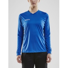 Craft Sport-Langarmshirt (Trikot) Squad Solid - hohe Elastizität, ergonomisches Design - royalblau Damen