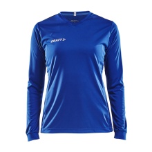 Craft Sport-Langarmshirt (Trikot) Squad Solid - hohe Elastizität, ergonomisches Design - kobaltblau Damen