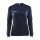 Craft Sport-Langarmshirt (Trikot) Squad Solid - hohe Elastizität, ergonomisches Design - navyblau Damen