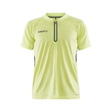 Craft Sport-Polo Pro Control Impact (leicht, atmungsaktiv) lime/grau Herren