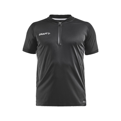 Craft Sport-Polo Pro Control Impact (leicht, atmungsaktiv) schwarz/weiss Herren