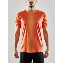 Craft Sport-Tshirt (Trikot) Progress 2.0 Graphic Jersey - leicht,funktionell und Stretchmaterial - orange/schwarz Herren