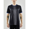 Craft Sport-Tshirt (Trikot) Progress 2.0 Graphic Jersey - leicht, funktionell und Stretchmaterial - schwarz/blau Herren