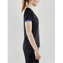 Craft Sport-Shirt (Trikot) Progress 2.0 Graphic Jersey - leicht, funktionell und Stretchmaterial - schwarz/blau Damen