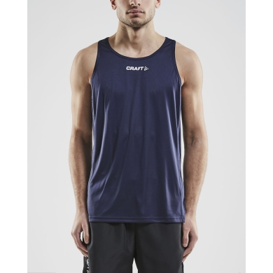 Craft Sport-Tank Rush Singlet (100% Polyester) ärmellos navyblau Herren