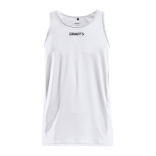 Craft Sport-Tank Rush Singlet (100% Polyester) ärmellos weiss Herren