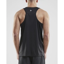 Craft Sport-Tank Rush Singlet (100% Polyester) ärmellos schwarz Herren