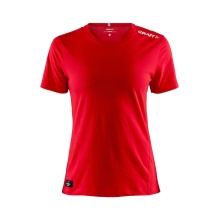 Craft Sport-Shirt Community Mix (Baumwolle) rot Damen