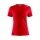 Craft Sport-Shirt Community Mix (Baumwolle) rot Damen