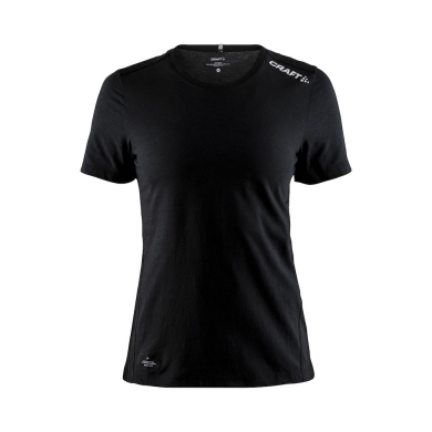 Craft Sport-Shirt Community Mix (Baumwolle) schwarz Damen