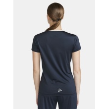 Craft Sport-Shirt Extend Jersey (rec. Polyester, Mesh-Einsätze) navyblau Damen