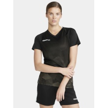 Craft Sport-Shirt (Trikot) Premier Fade Jersey (rec. Polyester, V-Ausschnitt) schwarz Damen