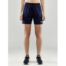 Craft Sporthose (Short) Evolve - leicht, elastischer Hüftbund mit Kordelzug, ohne Seitentaschen - navyblau Damen