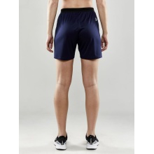 Craft Sporthose (Short) Evolve - leicht, elastischer Hüftbund mit Kordelzug, ohne Seitentaschen - navyblau Damen