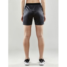 Craft Sporthose (Short) Evolve - leicht, elastischer Hüftbund mit Kordelzug, ohne Seitentaschen - dunkelgrau Damen