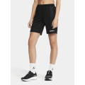 Craft Trainingshose Extend Shorts (100% rec. Polyester, ohne Seitentaschen) kurz schwarz Damen