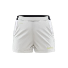 Craft Sporthose (Short) Pro Control Impact - elastisches Material, mit Innenslip - weiss/lime Damen