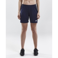 Craft Sporthose (Short) Squad Solid - ohne Innenshort, elastisches Material - navyblau Kinder