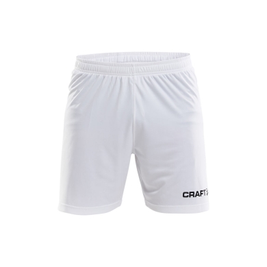 Craft Sporthose (Short) Squad Solid WB - mit Innenshort, elastisches Material - weiss Herren