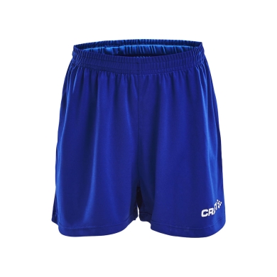 Craft Sporthose (Short) Squad Solid WB - mit Innenshort, elastisches Material - kobaltblau Kinder