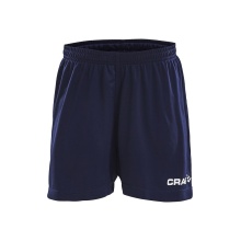 Craft Sporthose (Short) Squad Solid WB - mit Innenshort, elastisches Material - navyblau Kinder