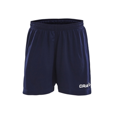 Craft Sporthose (Short) Squad Solid WB - mit Innenshort, elastisches Material - navyblau Kinder