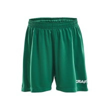 Craft Sporthose (Short) Squad Solid WB - mit Innenshort, elastisches Material - grün Kinder