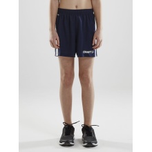 Craft Sporthose Short Pro Control kurz navy/weiss Jungen