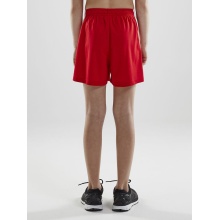 Craft Sporthose Short Pro Control kurz rot/weiss Jungen