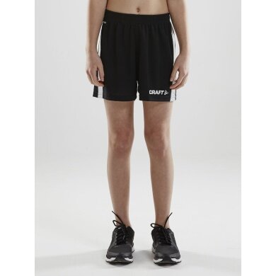 Craft Sporthose Short Pro Control kurz schwarz/weiss Jungen