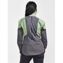 Craft Softshelljacke Glide (winddicht, wasserabweisend) jadegrün/granitegrau Damen