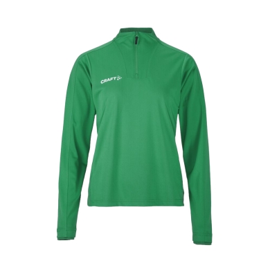 Craft Sport-Langarmshirt Evolve 2.0 Halfzip (100% rec. Polyester) grün Damen