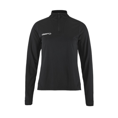 Craft Sport-Langarmshirt Evolve 2.0 Halfzip (100% rec. Polyester) schwarz Damen