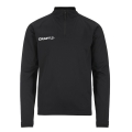 Craft Sport-Langarmshirt Evolve 2.0 Halfzip (100% rec. Polyester) schwarz Kinder