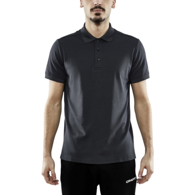 Craft Sport-Polo CORE Blend (hoher Tragekomfort) asphaltgrau Herren