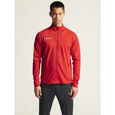 Craft Sport-Trainingsjacke Evolve 2.0 Full Zip (strapazierfähig, elastisch) rot Herren