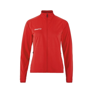 Craft Sport-Trainingsjacke Evolve 2.0 Full Zip (strapazierfähig, elastisch) rot Damen