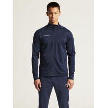 Craft Sport-Trainingsjacke Evolve 2.0 Full Zip (strapazierfähig, elastisch) navyblau Kinder