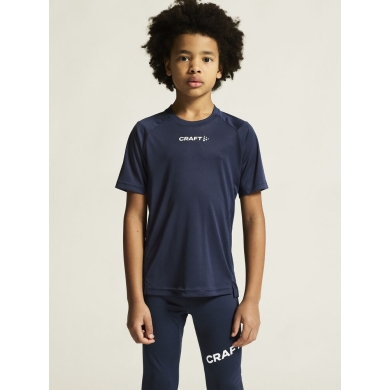 Craft Sport-Tshirt Rush 2.0 Tee (leicht, funktionell) navyblau Kinder