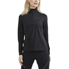 Craft Sport-Langarmshirt CORE Gain (Midlayer, Half-Zip) schwarz Damen