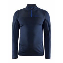 Craft Sport-Langarmshirt CORE Gain (Midlayer, Half-Zip) dunkelblau Herren